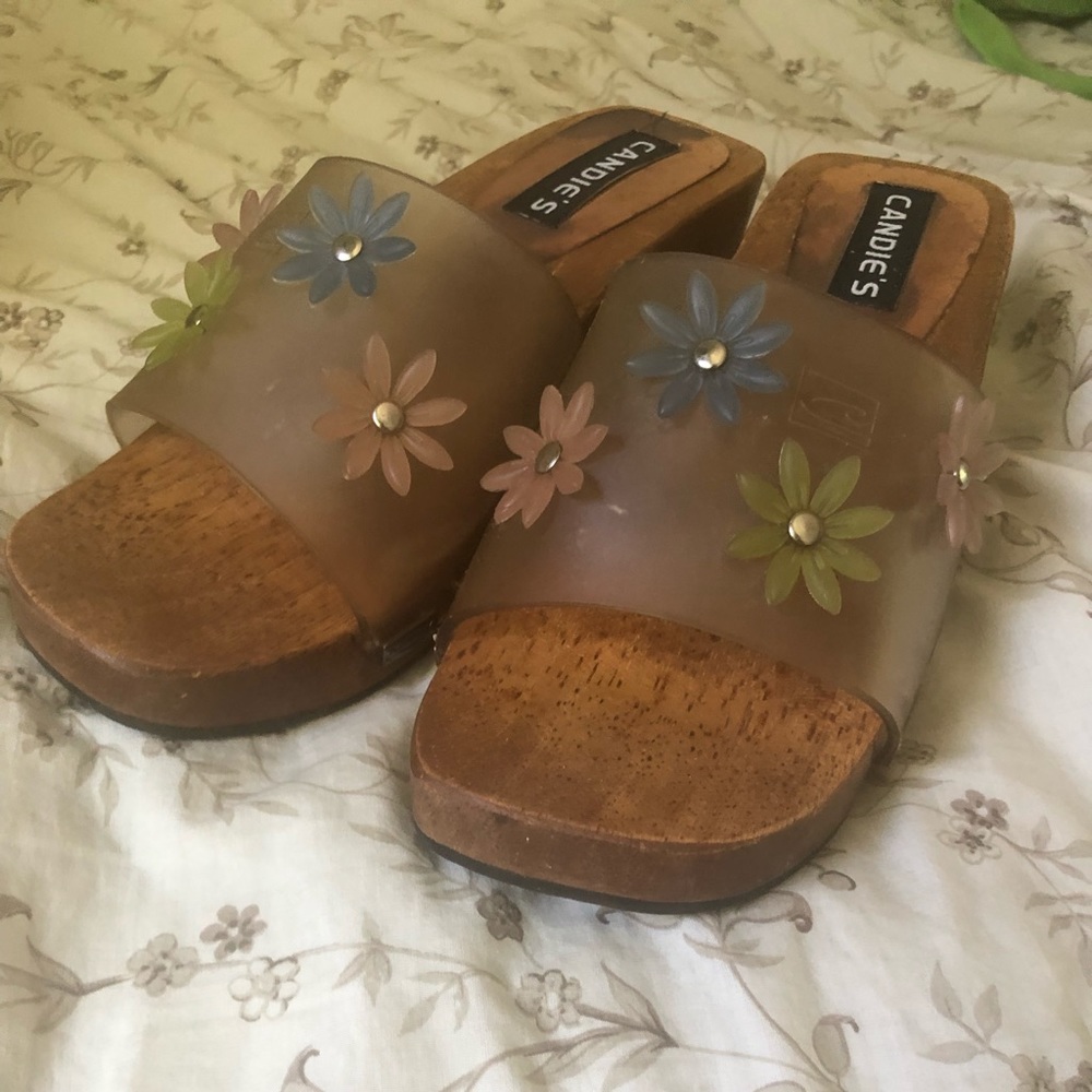 Vintage Wooden Sandals